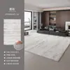 Alfombra para Sala de Estar, Lujo Ligero, Gama Alta, Lavable y Limpiable con Paño, Alfombra Minimalista Estilo Italiano Gris para Dormitorio, Tapete para Sofá del Hogar, Impermeable y Resistente a Manchas