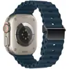 Para Apple Watch Ultra 2 Pulseira Marinha iWatch 9 Apple S10 Watch S9 Silicone 10 Novo S8