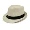 Chapéu de papiro atacado transfronteiriço chapéu de praia adulto chapéu de sol protetor solar para atividades ao ar livre chapéu de palha trançado chapéu jazz britânico
