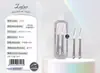 Conjunto LMLTOP de 3 peças de depiladores de sobrancelha dobráveis, ferramentas de beleza, lâminas para tatuagem de sobrancelha e depiladores para aparar sobrancelhas femininas, coleção A0369