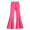 Calça pantalona justa de cintura média/baixa com bolso, sexy, para mulheres, outono e inverno, alta elasticidade, levanta bumbum, modeladora, emagrecedora, casual, de varrer o chão