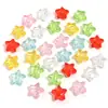 Grampo de Cabelo DIY Franja Acessórios de Roupa Estrela de Cinco Pontas Furo Reto Estrela Pequena Pulseira Estilo Vintage Contas Corrente de Celular Brincos