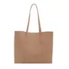 Bolsa de Gran Capacidad para Mujer 2026 Primavera Nuevo Estilo Bolso de Hombro Sencillo Moderno Este Año para el Trabajo y los Viajes Diarios Bolso Tote de Color Sólido