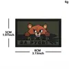 Nuevo producto: Parche bordado táctico de panda y estrella de cinco puntas con texto ruso, diseño divertido que se ajusta al pecho, forma cuadrada, adecuado para bolsos y accesorios
