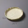 Productos de Tejido de Bambú: Recogedor Hecho a Mano, Charola de Secado para Uso Agrícola, Canasta para Frutas y Snacks, Canasta de Almacenamiento para Cocina, Canasta Redonda para Bollos al Vapor