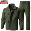 Fatos de Trabalho para Primavera e Outono para Homens e Mulheres, Roupa de Trabalho de Algodão para Soldadores e Oficinas de Reparo Automotivo, Roupas de Proteção do Trabalho Anti-Escaldantes e Resistentes ao Desgaste, Venda por Atacado de Fabricantes