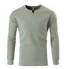 Amazon Moda Masculina Design de Botões Decote em V Pequeno Cor Sólida Camiseta Juvenil Simples Algodão Pulôver Tamanho Europeu