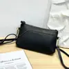 Bolso Bandolera Pequeño Cuadrado de Cuero Genuino Transfronterizo Bolso de Moda para Mujer Capa Piel de Vaca Bolso de Mano para Mujer Cartera Bolso de Hombro Versátil 9528