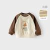 Moletom Infantil, Pulôver de Gola Redonda para Bebê, Blusa Unisex de Manga Longa para Uso ao Ar Livre, Aconchegante e Quente, Certificado de Segurança Classe A