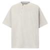 Roupa Estilo Americano Retrô Pulôver Zíper Lateral Camiseta Manga Curta Masculina Casual Masculina High Street Ins Top de Casal