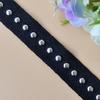 Moda Clásico Encaje con Cuentas Espiga Cinta de Algodón Tachuelas Metálicas Tachuelas de Cobre Tachuelas de Hierro Remaches Cinta Tejida Accesorios de Ropa Joyería