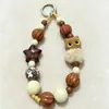 Cadena Minimalista para Teléfono con Perlas y Lazo, Correa de Muñeca, Cadena de Mano, Portacámaras y Llavero para Mujer