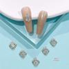 Buccellati Estrella de Internet Patrón de Rayos Uña Aleación Geométrica DIY Pegatinas de Uñas Portátiles Accesorios de Arte de Uñas Cristal