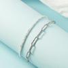Pulseira de Namorada Estilo Coreano Flash Rio Estrelado Elos Simples Estilo Frio Senso de Design Pulseira Nicho