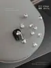 Joyería de Pedrería K9 de Alta Calidad con Parte Trasera Puntiaguda para Uñas, Pedrería Transparente Blanca tipo Caramelo de Roca Deslumbrante, Pedrería Irregular Apilada en Ángulo Recto Largo, Bolas de Pedrería para Uñas al por Mayor