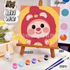 20*20 Desenho Animado Pintura a Óleo Digital DIY Colorir Pintura Decorativa Genshin Flor Pintura a Óleo Pintura a Óleo Digital Infantil Atacado