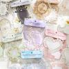 Notas de Papel Casa de Flores Serie Sueño Bronceado Hueco Cuenta de Mano Material DIY Decoración Base 20 6