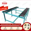 Wuxi Transportador de Rolos Linha de Rolos Não Motorizada Linha de Transportador de Rolos Revestida de Borracha Preta Linha de Transportador Linha de Montagem