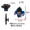 Accesorios para Zapatos de Madera DIY de Dragón Ball de Dibujos Animados Transfronterizos Hebilla de Zapato Desmontable de Goma Blanda de PVC Accesorios Decorativos DIY
