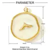 Brincos Pingente Estrela do Mar Árvore de Coco Óleo Pingando Férias Aço Titânio DIY Brincos Pingente Feminino Concha Aço Inoxidável Colar Acessórios de Joias
