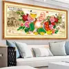 Pintura Decorativa para Sala de Estar Pintura de Parede de Fundo para Sofá Escritório Cavalo para o Sucesso Pintura de Oito Cavalos Adesivo de Parede Pintura de Parede Autoadesiva