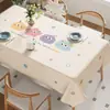 Mantel Dopamina, Sin Lavado, Impermeable, Resistente al Aceite, Resistente al Calor, PVC, Mantel para Mesa de Café, Lujo Ligero, Dibujos Animados de Gama Alta, Mantel para Mesa de Comedor