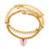 Tobillera de Cadena Gruesa Retro Personalizada Transfronteriza Europea y Americana Juego de Tobillera Retro Estilo Frío Ins para Mujer