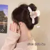 Pinza de Pelo de Felpa de Gato 2025 para Mujer, Pasador de Gama Alta para Otoño e Invierno, Pinza de Tiburón Grande para la Parte Posterior de la Cabeza, Accesorio para el Cabello