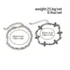 Pulsera de cruz estilo oscuro europeo y americano para hombre, pulsera para hombre de estilo callejero de nicho hip-hop de alta gama, joyería para hombre transfronteriza