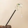 Pasador de Pelo Antiguo Hebilla de Paz Borla Pasador de Pasos Oscilantes Nuevo Estilo Chino Accesorios Hanfu Pasador Diario para Sujetar el Cabello Cheongsam para Mujeres