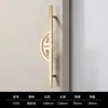 Manija de Puerta de Armario Estilo Francés Ventana de Exhibición Puerta de Dormitorio Manija Larga Mesita de Noche Moderna Colgador de Puerta Doble Simple
