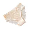 Al por mayor al contado transfronterizo exquisita tanga de encaje para mujer alta elasticidad transpirable algodón puro en la entrepierna cintura media adelgazante levantamiento de glúteos