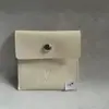 Bolsa de Joias Pu Texturizada Embalagem para Joias Bolsa com Fecho de Botão Pode Ser Impressa com Logo Padrão de Ovelha Bolsa de Embalagem com Fecho de Botão