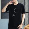 Camiseta de manga corta para adolescentes, para hombre y mujer, moda de verano 2024, estilo coreano, ajustada, con estampado de dibujos animados, para estudiantes