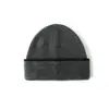 Gorro cálido unisex de cachemir con rayas, tejido trenzado, bloques de color y puño, gorro de invierno de moda con orejeras