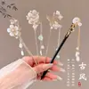 Nuevo Pasador de Madera Estilo Chino, Pasador Tradicional Hanfu, Pasador de Alta Gama Estilo Antiguo con Borla para Mujer