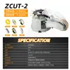 Zcut-2 Máquina Cortadora Automática de Cinta de Disco Cinta de Doble Cara Cinta de Alta Temperatura Suministros de Oficina y Escuela Equipo de Empaque