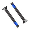 Procesamiento de Shenzhen Tornillos Dispensadores de Cabeza Avellanada Hexagonal Grado 10.9 Negro Copa Plana Hexagonal Tornillos Antiaflojamiento y Anticaída