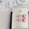 Par de Grampos de Cabelo Infantis Simples Macaron Coração Estrela Gota d'Água Grampo Lateral Grampo para Franja