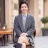 Jaqueta Versátil Feminina Transfronteiriça para Primavera, Outono e Inverno 2026, Solta, Fashion, Casual, Slim Fit, Tamanho Grande, Rejuvenescedora