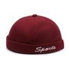 Sombrero Melón Bordado con Letras Simple Nuevo de Primavera y Otoño Moda Coreana Retro para Mujer Sombrero de Piso para Hombre Sombrero Hip-hop Urbano para Hombre