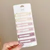 Pinzas laterales estilo dopamina con un toque de alta gama, pinzas delicadas con flecos para niñas, pasadores dulces, pinzas de cocodrilo a la moda