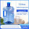 Balde de água de 7,5L máquina de venda automática balde dispensador de água doméstico mineral primavera balde de água pura PET 7,5L com alça