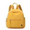 Bolsa Pequena de Ombro Duplo Simples e Estilosa com Múltiplos Bolsos Fivela da Moda Mochila Leve Casual para Estudante