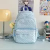 Mochila Nueva Estilo Japonés Ins Estilo Universitario Fresca y Dulce de Lunares para Estudiantes de Secundaria y Preparatoria, Mochila Ligera de Gran Capacidad