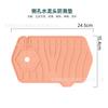 Tapete de Cocina Transfronterizo Anti-Salpicaduras y Drenaje Tapete de Silicona para Grifo Transfronterizo Anti-Salpicaduras Fondo de Grifo Impermeable y Engrosado