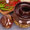 Precio al por mayor de frascos de cerámica tradicionales para pepinillos para uso doméstico, frascos sellados tradicionales para encurtir caupíes, Xi Jin Sellado y Conservación Fresca