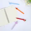 Pluma parche acrílica personalizada de dibujos animados, pluma de gel, linda papelería para estudiantes y oficina, pluma creativa promocional para firmas