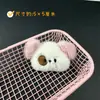 Chaveiro Pingente Urso de Pelúcia Penduricalho de Bolsa Boneca Coala Fofa Acessórios Decorativos para Roupas Sapatos e Meias Acessórios