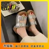 Sandálias Birkenstock de sola grossa para mulheres, calçado de verão para uso externo, novo modelo 2025 com fivela, sandálias casuais de plataforma para praia